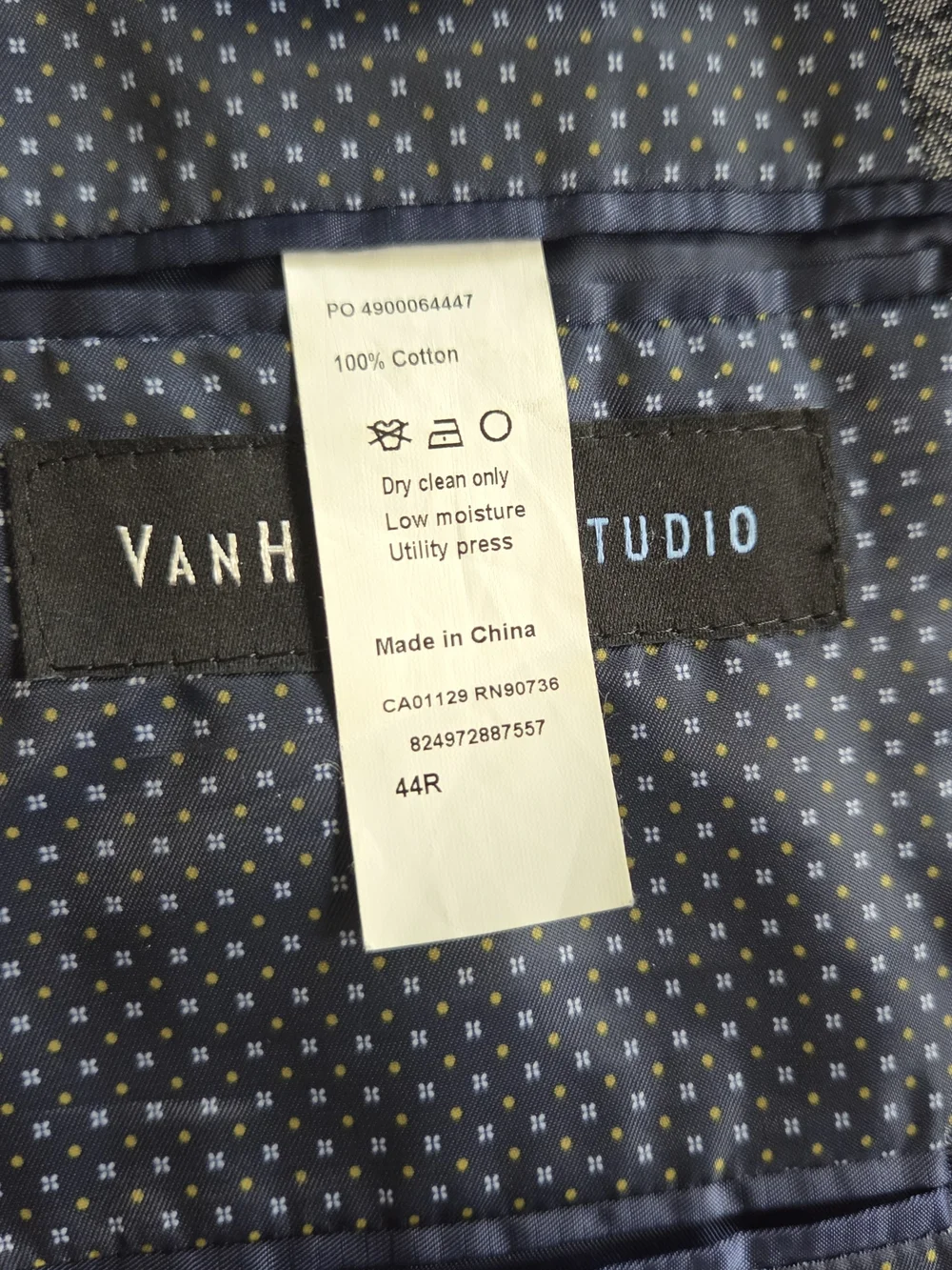 Van Heusen Blue Paisley Sport Coat